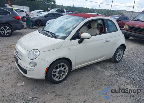 2012 Fiat 500C Pop z USA, uszkodzony, nr VIN 3C3CFFDR0CT260613